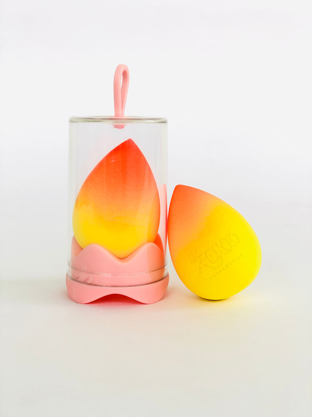 Gradient Beauty Blender (Autumn) - Tear-shaped colorful sponge for flawless makeup application