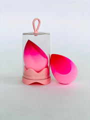 Gradient Beauty Blender (Blossom - Flat Edge) - Tear-shaped colorful sponge for flawless makeup application