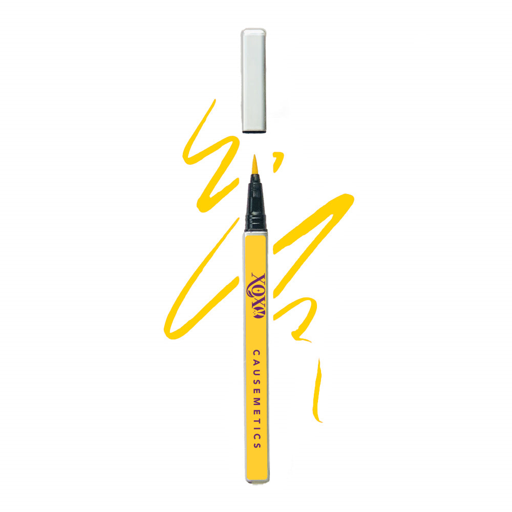 Liquid Adhesive Eyeliner - Yellow for precise application and long-lasting hold